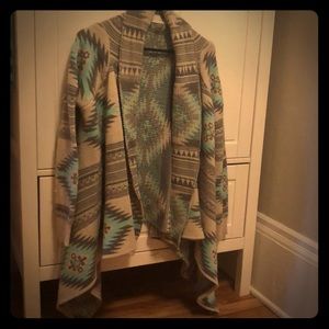 Drape-Front Cardigan